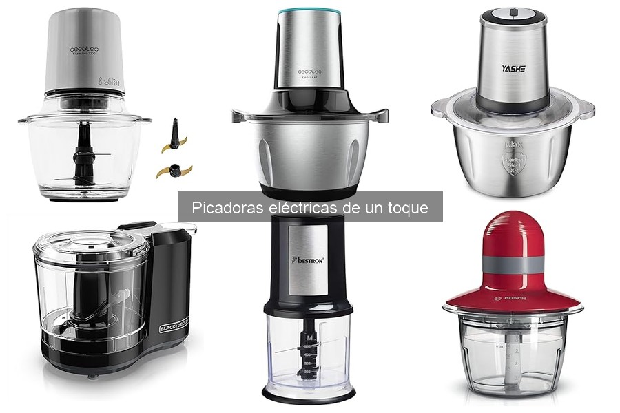 Guía de compra de picadoras eléctricas de un toque
