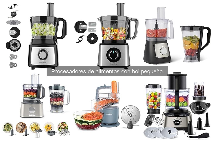 Guía de compra de procesadores de alimentos con bol pequeño