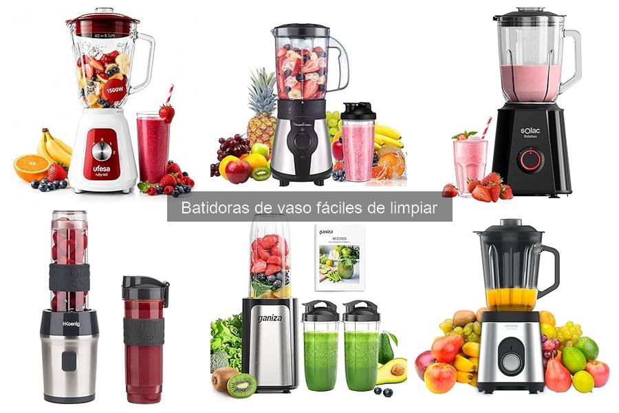 Guía para Elegir la Mejor Batidora de Vaso Fácil de Limpiar