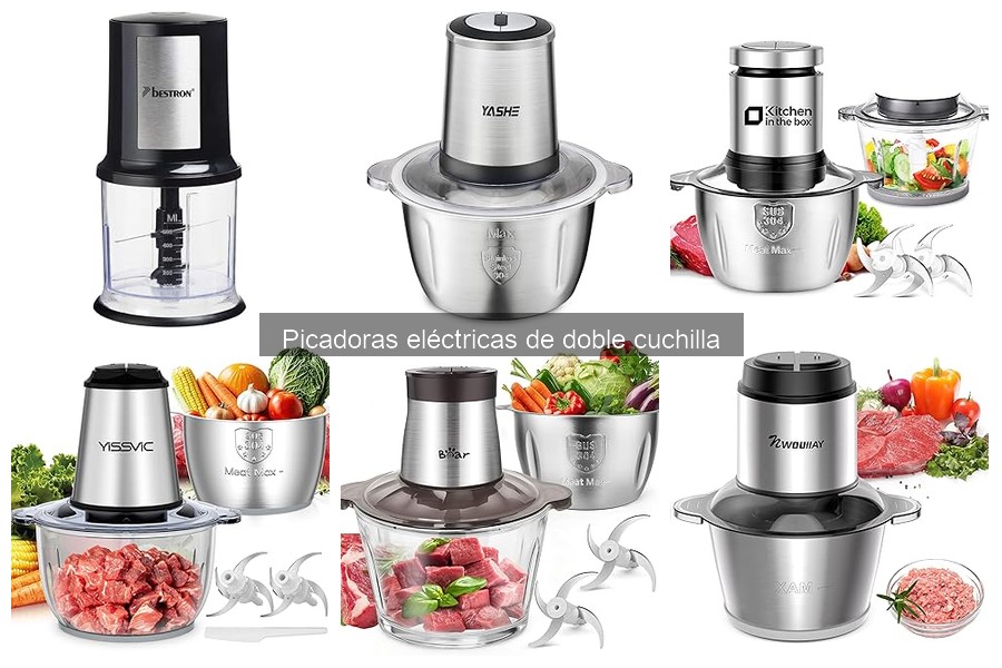 Guía para elegir picadoras eléctricas de doble cuchilla
