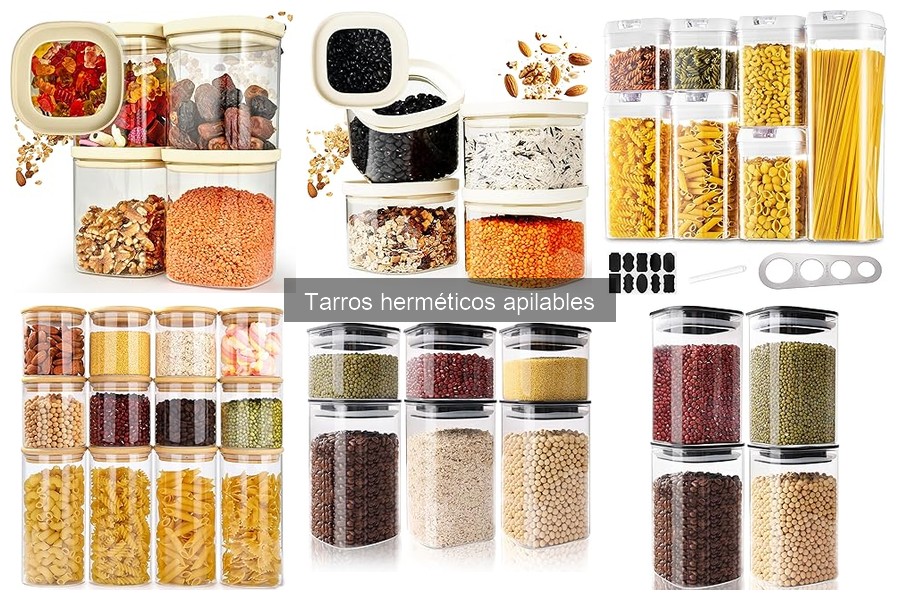 Guía para elegir tarros herméticos apilables de cocina