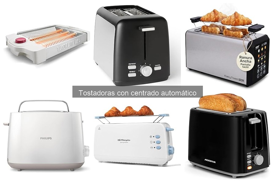 Guía para elegir una tostadora con centrado automático
