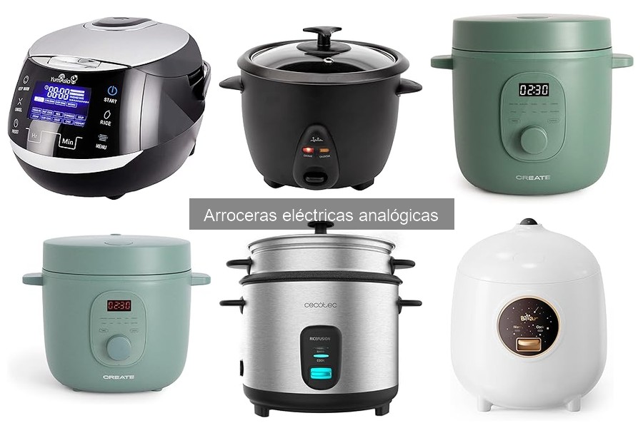 Mantenimiento y limpieza de arroceras eléctricas analógicas