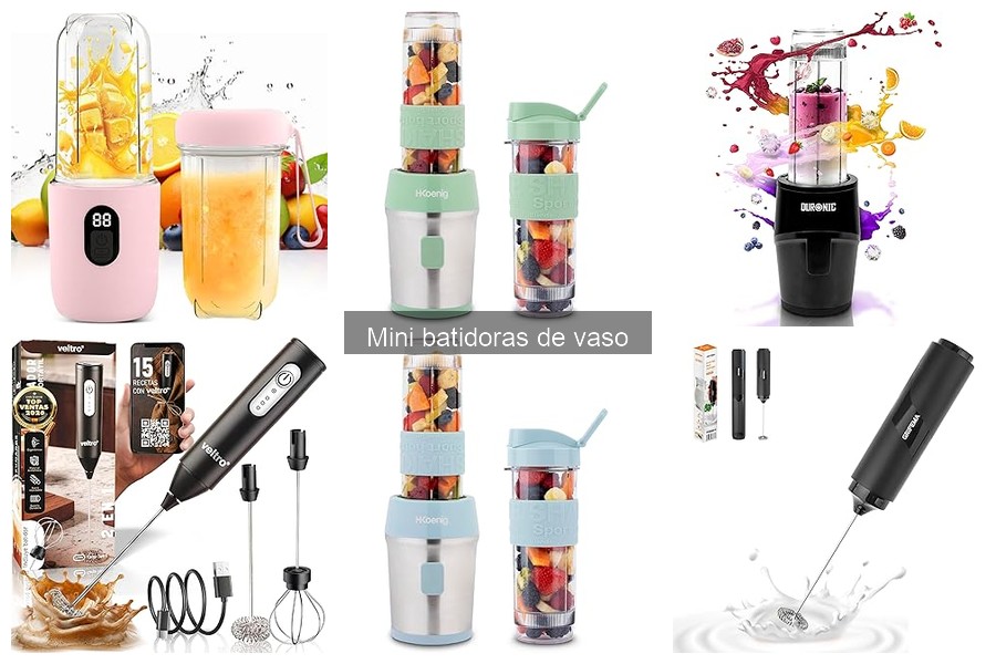 Mantenimiento y limpieza de mini batidoras de vaso