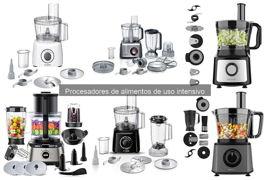 Mantenimiento y limpieza de procesadores de alimentos intensivos