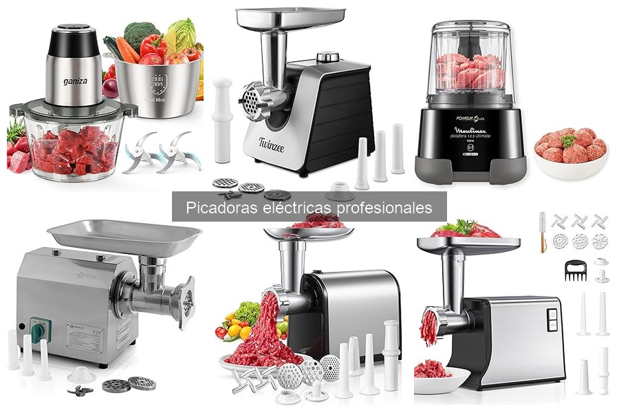 Materiales que puedes picar con una picadora eléctrica profesional