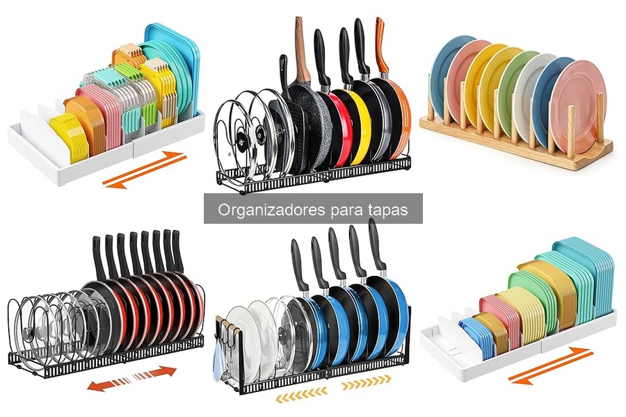 Maximiza el espacio en tu cocina con organizadores para tapas