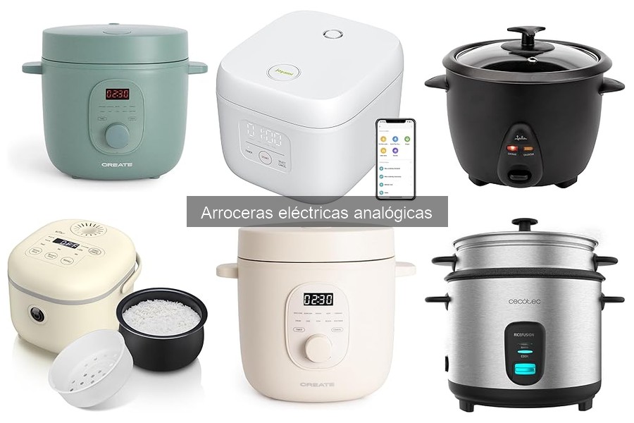 Mejores arroceras eléctricas analógicas del 2023