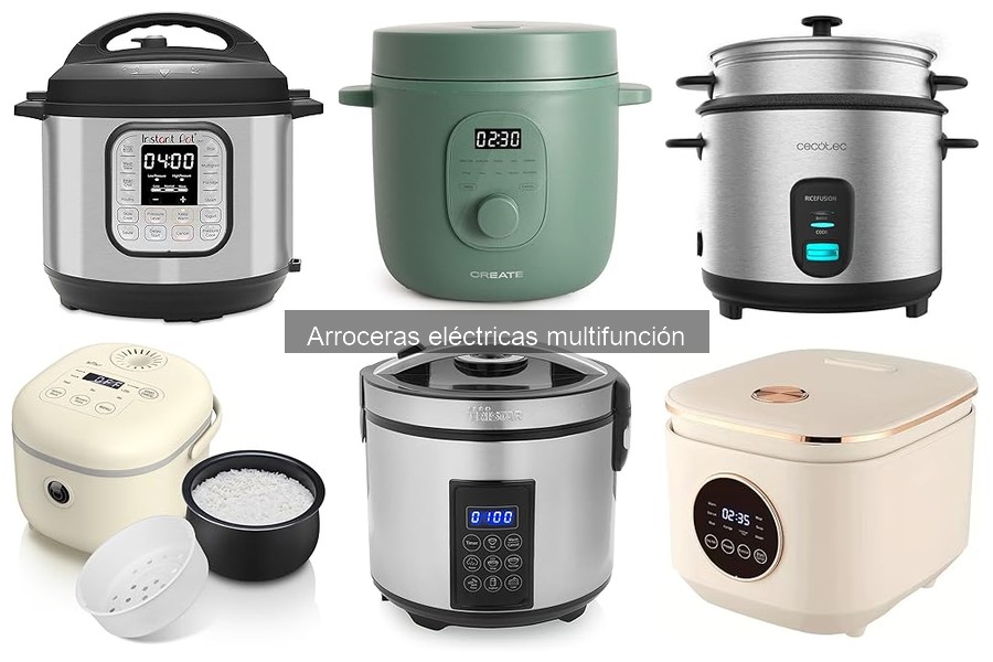 Mejores arroceras eléctricas multifunción para familias grandes