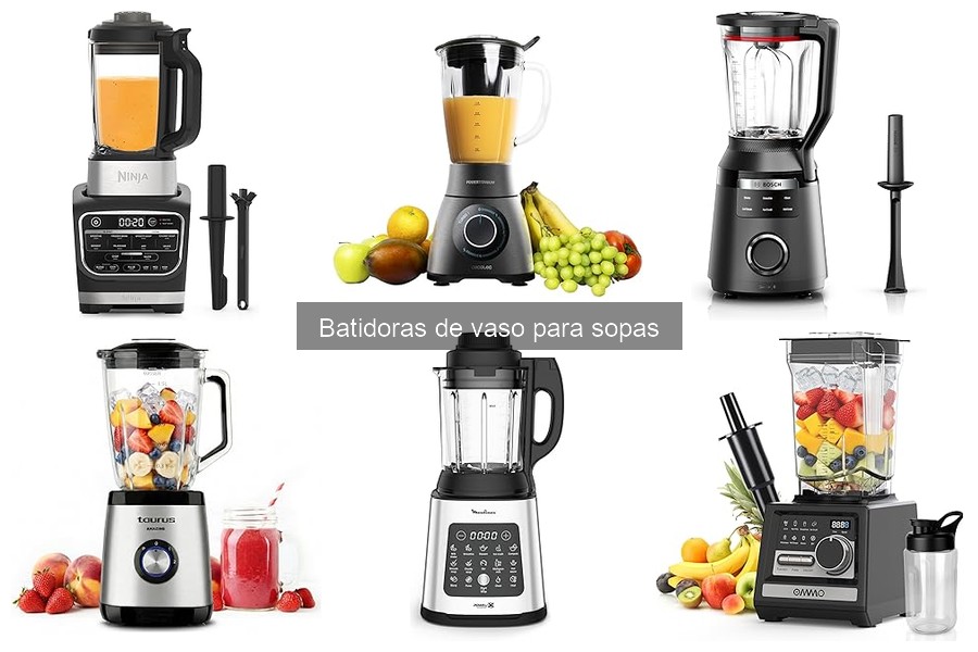 Mejores batidoras de vaso para sopas: comparativa y análisis