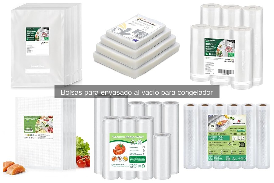 Mejores bolsas para envasado al vacío en uso doméstico