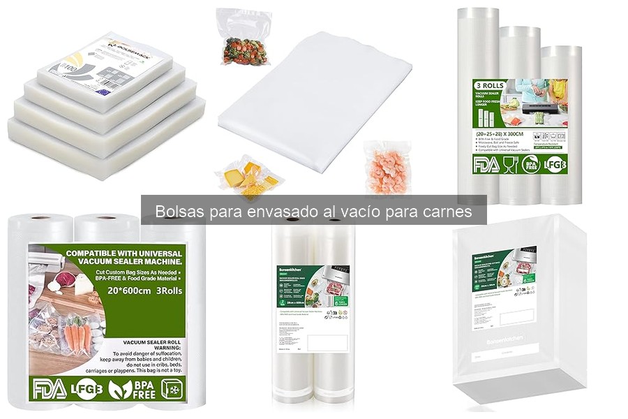 Mejores bolsas para envasado al vacío para carnes 2023