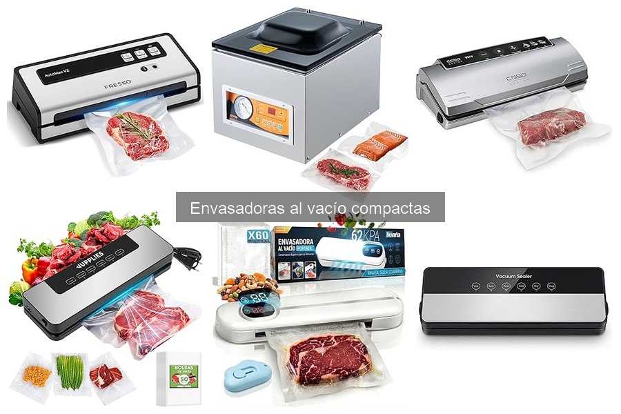 Mejores envasadoras al vacío compactas para el hogar