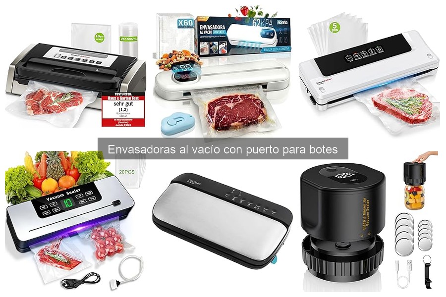 Mejores envasadoras al vacío con puerto para botes 2023