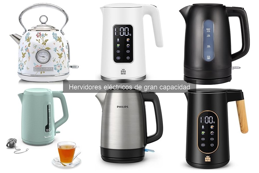 Mejores hervidores eléctricos de gran capacidad en 2023