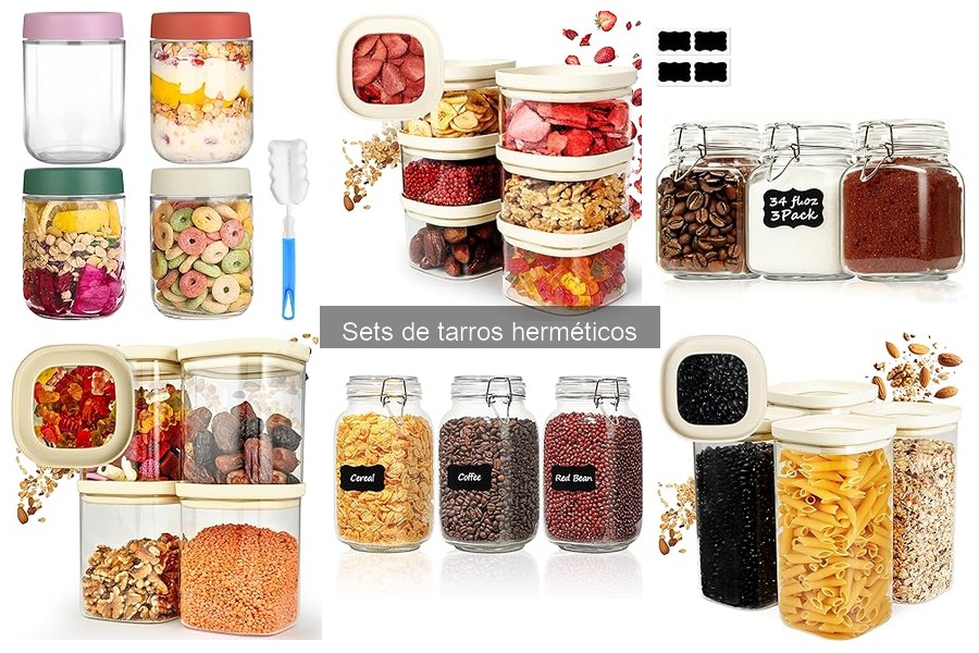 Mejores lugares para comprar sets de tarros herméticos baratos