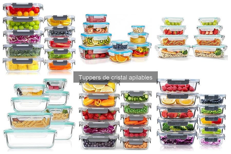 Mejores lugares para comprar tuppers de cristal apilables