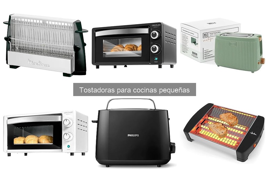 Mejores marcas de tostadoras compactas para cocinas pequeñas