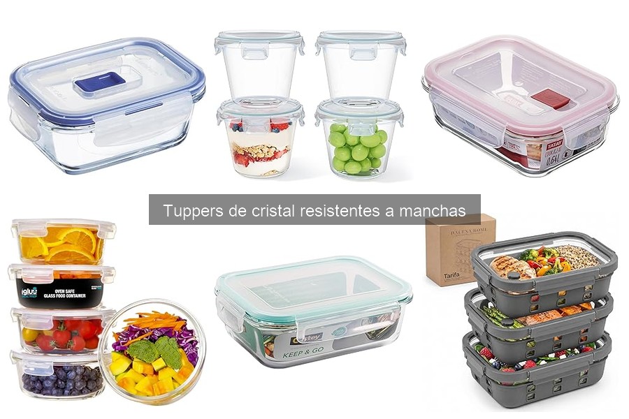 Mejores marcas de tuppers de cristal resistentes a manchas
