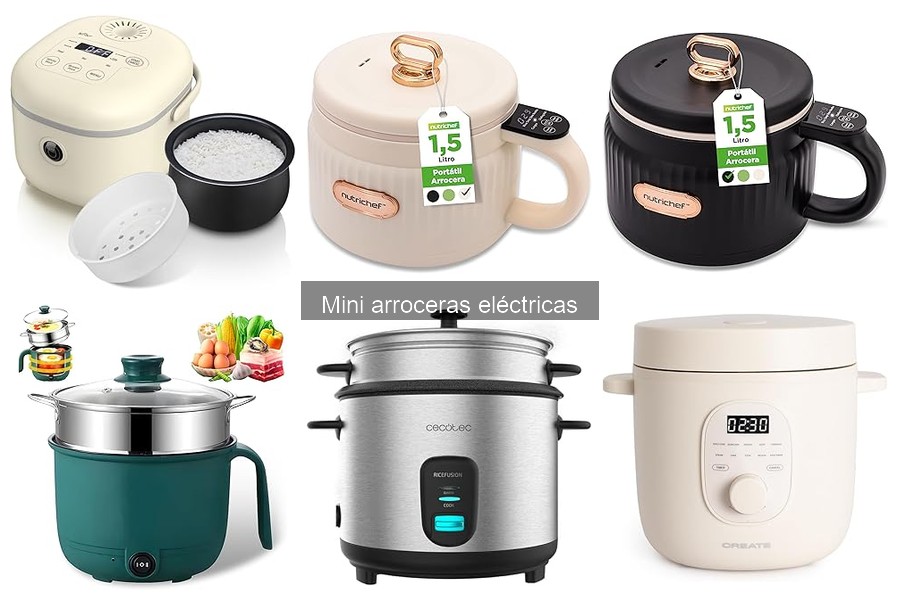 Mejores mini arroceras eléctricas para familias pequeñas