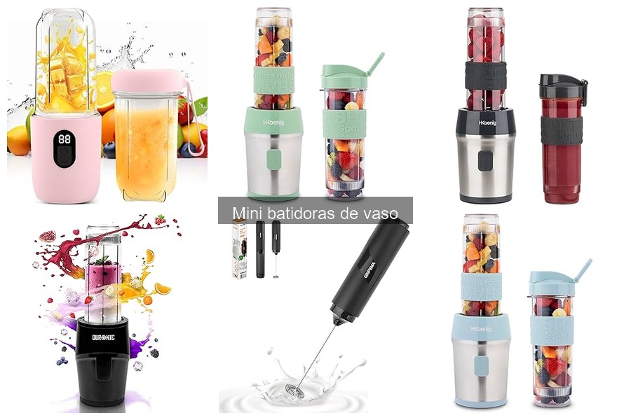 Mejores Mini Batidoras de Vaso para Smoothies en 2023