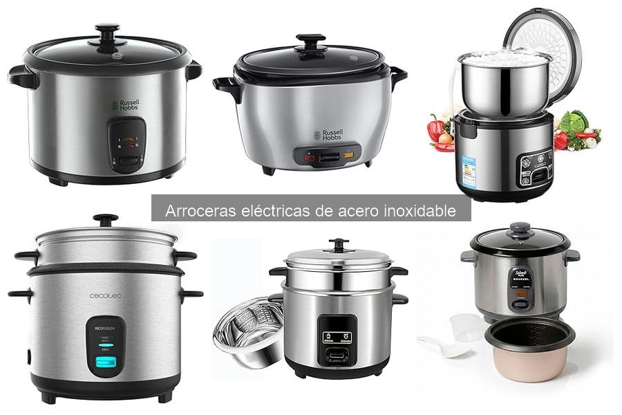 Mejores ofertas en arroceras eléctricas de acero inoxidable