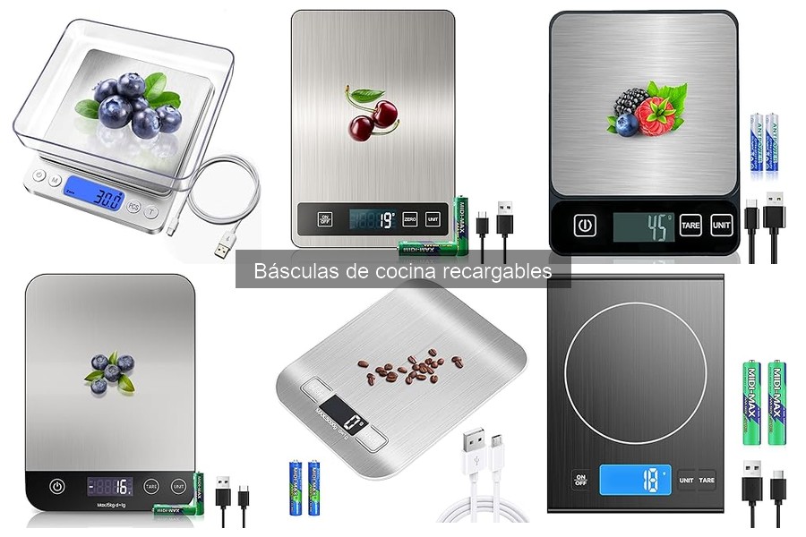 Mejores ofertas en básculas de cocina recargables 2023