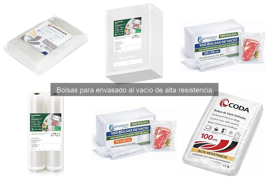 Mejores ofertas en bolsas para envasado al vacío de alta resistencia