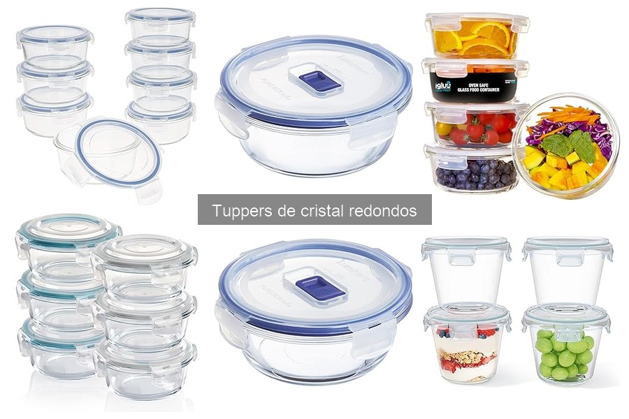 Mejores Ofertas en Tuppers de Cristal Redondos