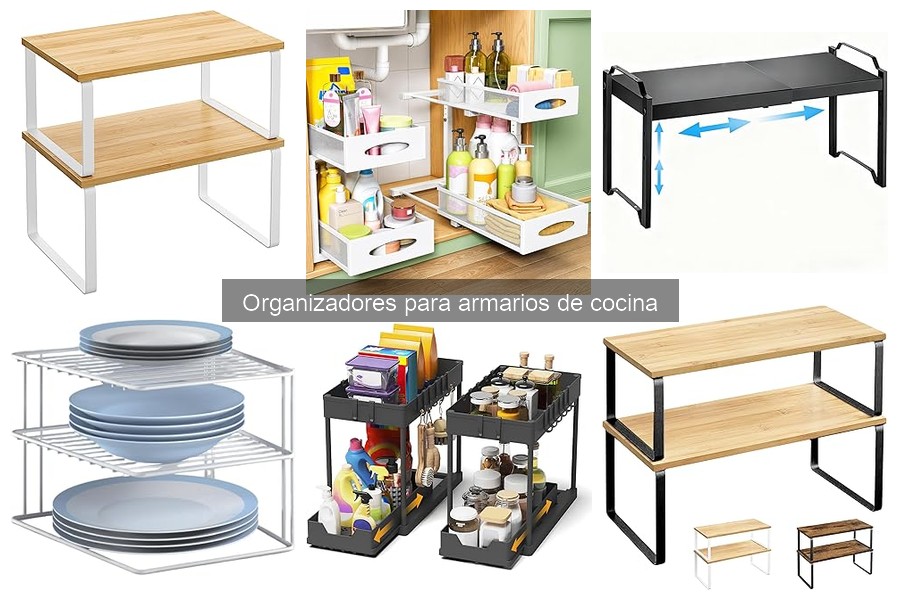 Mejores organizadores para armarios de cocina pequeños
