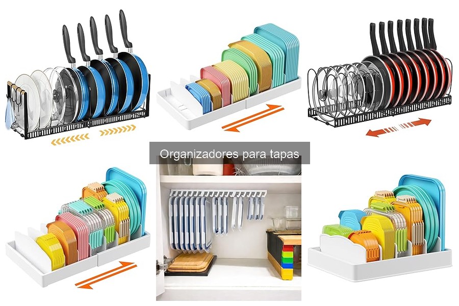 Mejores organizadores para tapas en Amazon: guía de compra