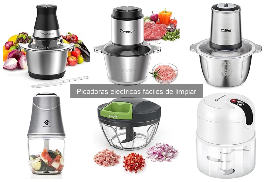 Mejores picadoras eléctricas fáciles de limpiar en 2023