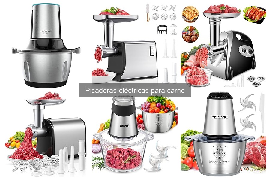 Mejores picadoras eléctricas para carne en 2023