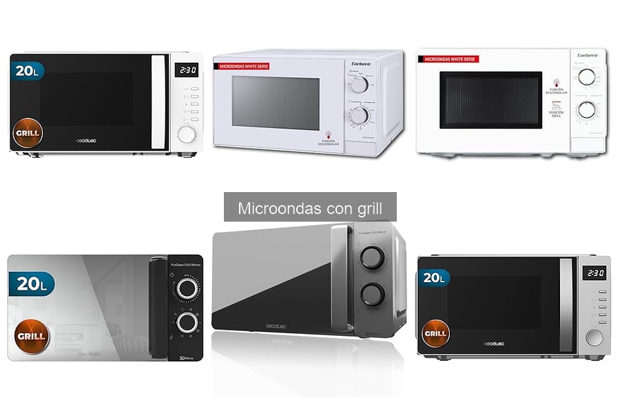 Mejores precios y dónde comprar microondas con grill