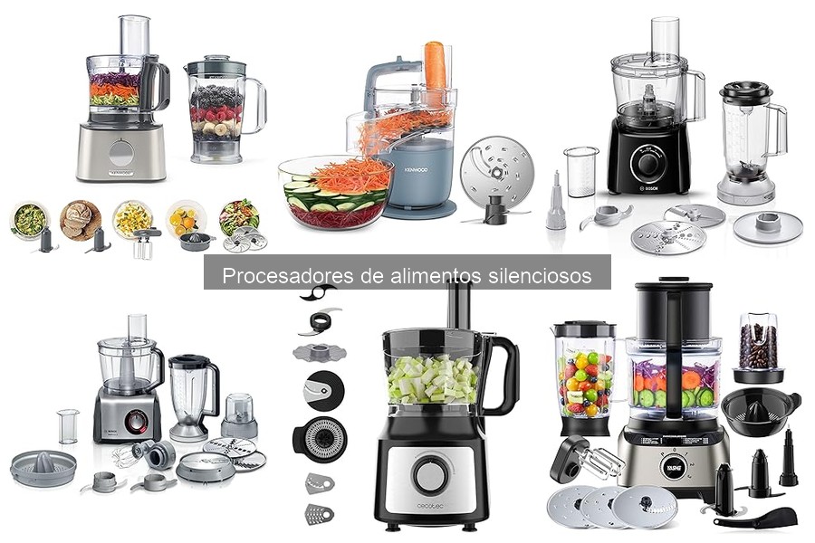 Mejores procesadores de alimentos silenciosos para familias grandes