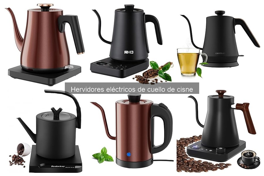 Mejores recetas con hervidor eléctrico de cuello de cisne