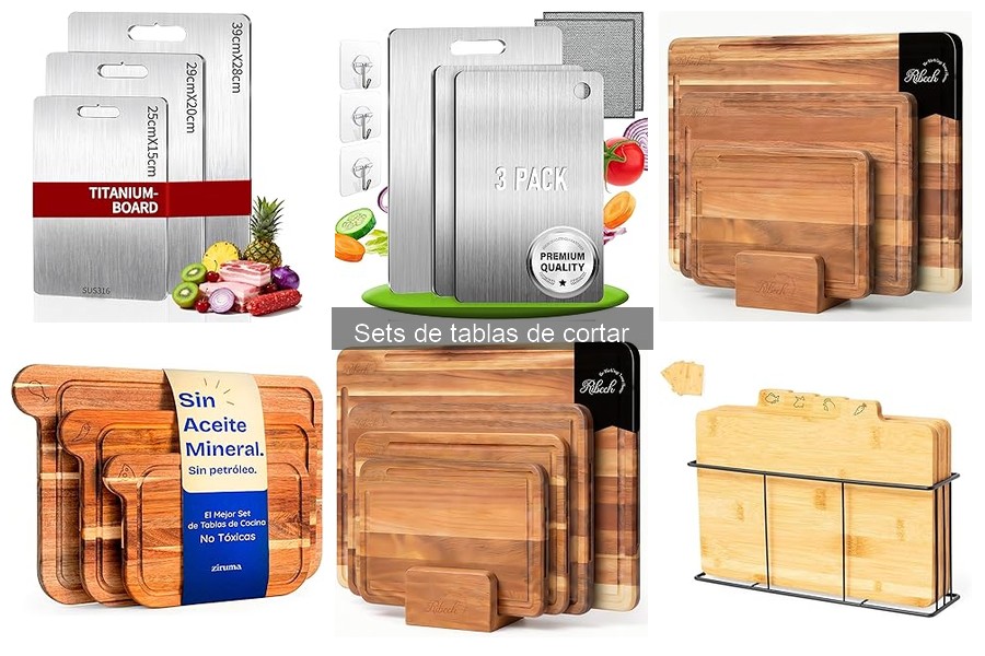 Mejores Sets de Tablas de Cortar: Comparativa y Opiniones