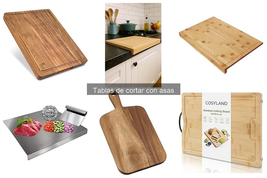 Mejores tablas de cortar con asas para cocineros profesionales