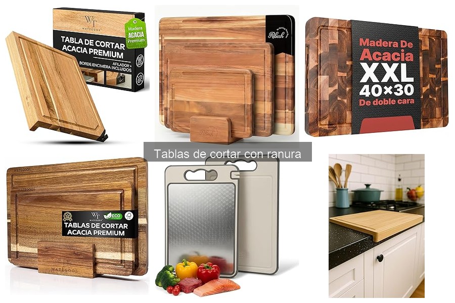 Mejores tablas de cortar con ranura: Guía de compra
