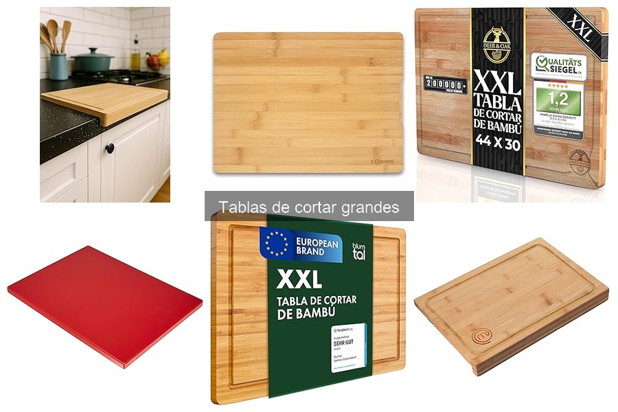 Mejores tablas de cortar grandes para chefs profesionales