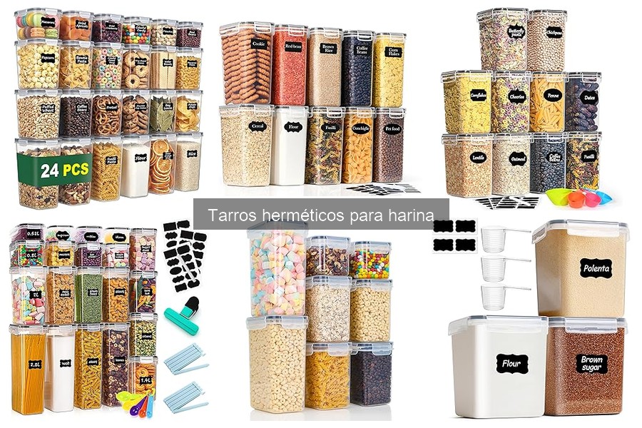 Mejores tarros herméticos para harina en 2023