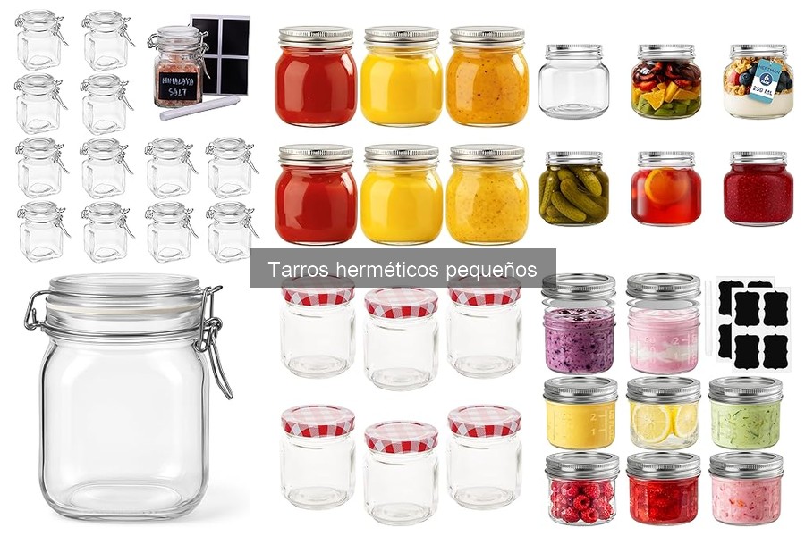 Mejores tarros herméticos pequeños para conservar alimentos