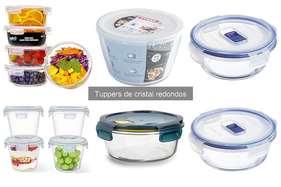 Mejores tupper de cristal redondos para microondas 2023