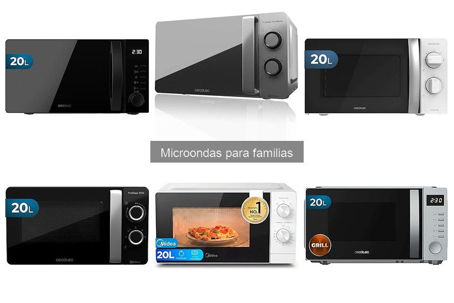 Microondas económicos para familias: dónde comprarlos con calidad