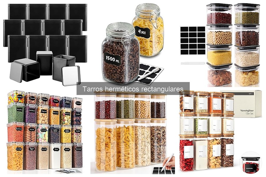 Ofertas y Descuentos en Tarros Herméticos Rectangulares
