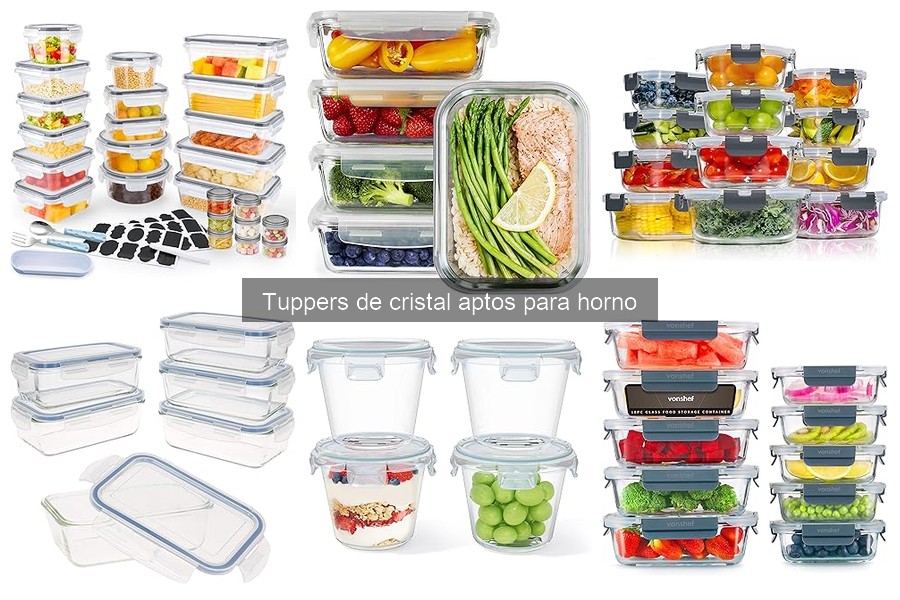 Ofertas y precios de tuppers de cristal aptos para horno