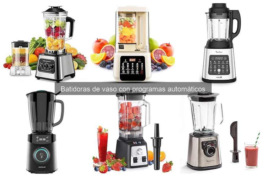 Opiniones sobre batidoras de vaso con programas automáticos