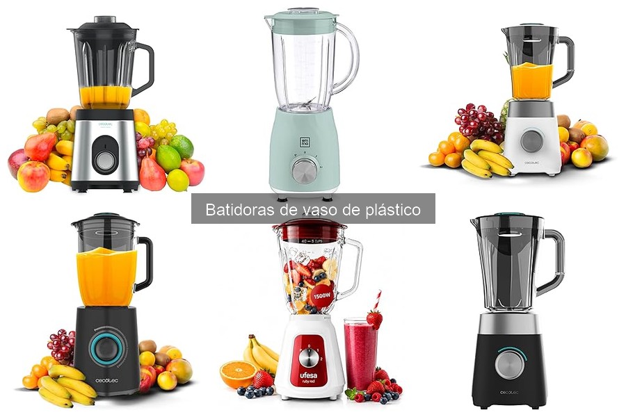 Opiniones sobre batidoras de vaso de plástico: ¡Descubre las mejores!