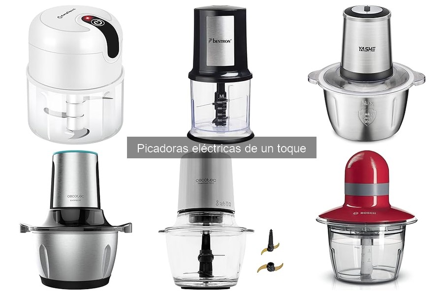 Opiniones sobre picadoras eléctricas de un toque