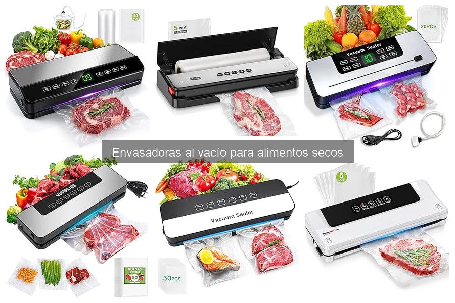 Precio promedio de envasadoras al vacío para alimentos secos